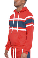 Load image into Gallery viewer, Solid With Three Stripe Pullover Hoodie
