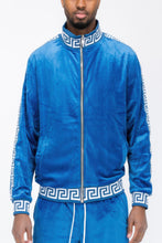 Load image into Gallery viewer, Velour Track Jacket