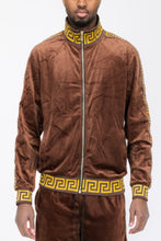 Load image into Gallery viewer, Velour Track Jacket