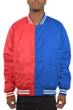 Load image into Gallery viewer, Color Block Two Tone Varsity Jacket