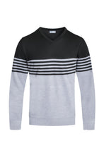 Load image into Gallery viewer, Mens Knit Vneck Pullover Sweater