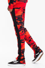 Load image into Gallery viewer, Full Camo With Stripe Track Bottom Pants