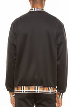 Load image into Gallery viewer, Checkered Plaid Zip Light Track Jacket