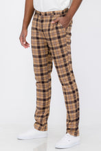 Load image into Gallery viewer, Mens Plaid Trouser Pants
