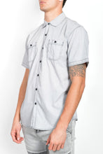 Load image into Gallery viewer, Men's Casual Short Sleeve Solid Shirts