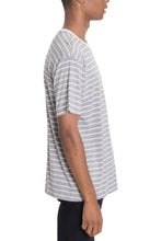 Load image into Gallery viewer, Mens Striped Short Sleeve Shirt
