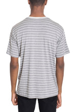 Load image into Gallery viewer, Mens Striped Short Sleeve Shirt