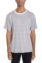 Load image into Gallery viewer, Mens Striped Short Sleeve Shirt