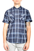 Load image into Gallery viewer, Men's Casual Short Sleeve Plaid Shirts