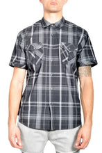 Load image into Gallery viewer, Men's Casual Short Sleeve Plaid Shirts