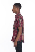 Load image into Gallery viewer, Men's Casual Short Sleeve Checker Shirts