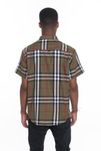 Load image into Gallery viewer, Men's Casual Short Sleeve Checker Shirts