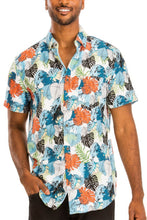 Load image into Gallery viewer, Hawaiian Print Button Down Shirt