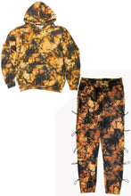 Load image into Gallery viewer, Tye Dye Sleeve Toggle Hoodie And Sweat Set