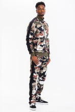 Load image into Gallery viewer, Full Camo With Stripe Track Bottom Pants