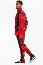 Load image into Gallery viewer, Full Camo With Stripe Track Bottom Pants