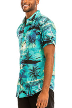Load image into Gallery viewer, Hawaiian Print Button Down Shirt