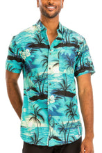 Load image into Gallery viewer, Hawaiian Print Button Down Shirt