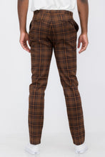 Load image into Gallery viewer, Mens Plaid Trouser Pants