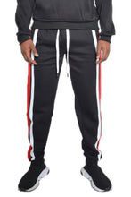 Load image into Gallery viewer, Solid With Three Stripe Sweat Pants