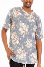 Load image into Gallery viewer, Heathered Floral Tshirt