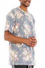 Load image into Gallery viewer, Heathered Floral Tshirt