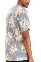 Load image into Gallery viewer, Heathered Floral Tshirt