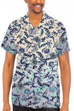 Load image into Gallery viewer, Mens Paisley Button Down Shirt