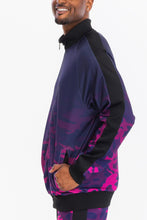 Load image into Gallery viewer, Mens Camo Ombre Track Jacket