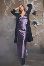 Load image into Gallery viewer, Satin Elegant Double Slit Sleeveless Maxi Dress