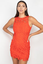 Load image into Gallery viewer, Floral Lace Bodycon Dress