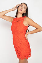Load image into Gallery viewer, Floral Lace Bodycon Dress