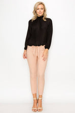 Load image into Gallery viewer, Smocked Trim Pleated Top