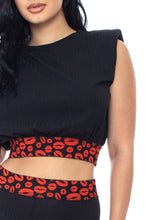 Load image into Gallery viewer, Shoulder Pad And Leopard Detailed Biker Shorts