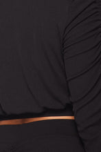 Load image into Gallery viewer, Ruched Long Sleeve And Skirt Set