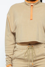 Load image into Gallery viewer, Sporty Crop Top Sporty High-waist Shorts Set
