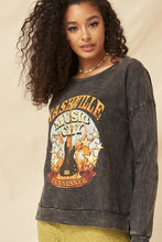 Load image into Gallery viewer, A Mineral Washed French Terry Graphic Sweatshirt