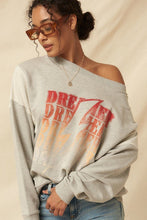 Load image into Gallery viewer, A French Terry Knit Graphic Sweatshirt