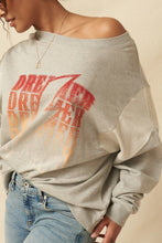 Load image into Gallery viewer, A French Terry Knit Graphic Sweatshirt