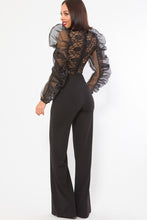 Load image into Gallery viewer, Lace Combined Fashion Jumpsuit