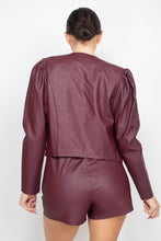 Load image into Gallery viewer, Side Button Detailed Jacket & Shorts Set