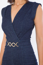 Load image into Gallery viewer, Fashion Denim Stretch Jumpsuit