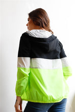 Load image into Gallery viewer, Colorblock Zip-up Hooded Wind Jacket