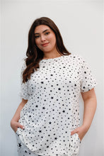 Load image into Gallery viewer, Print Loose T-shirt & Sweatpants Set