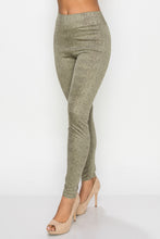 Load image into Gallery viewer, Embossed Snake Print Top And Leggings Set