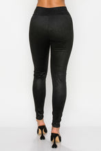 Load image into Gallery viewer, Embossed Snake Print Top And Leggings Set