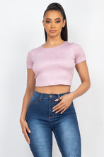 Load image into Gallery viewer, Basic Crossed-back Crop Top