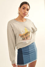 Load image into Gallery viewer, Vintage-style, Multicolor Star French Terry Knit Graphic Sweatshirt