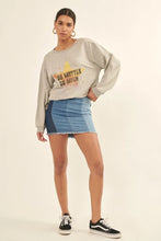 Load image into Gallery viewer, Vintage-style, Multicolor Star French Terry Knit Graphic Sweatshirt