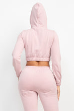 Load image into Gallery viewer, Hooded Corset Top & Pants Set
